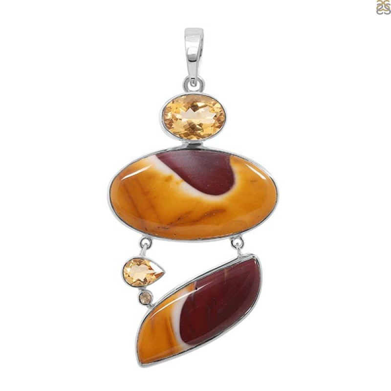 Real Handmade Sterling Silver Mookaite Jewelry: 