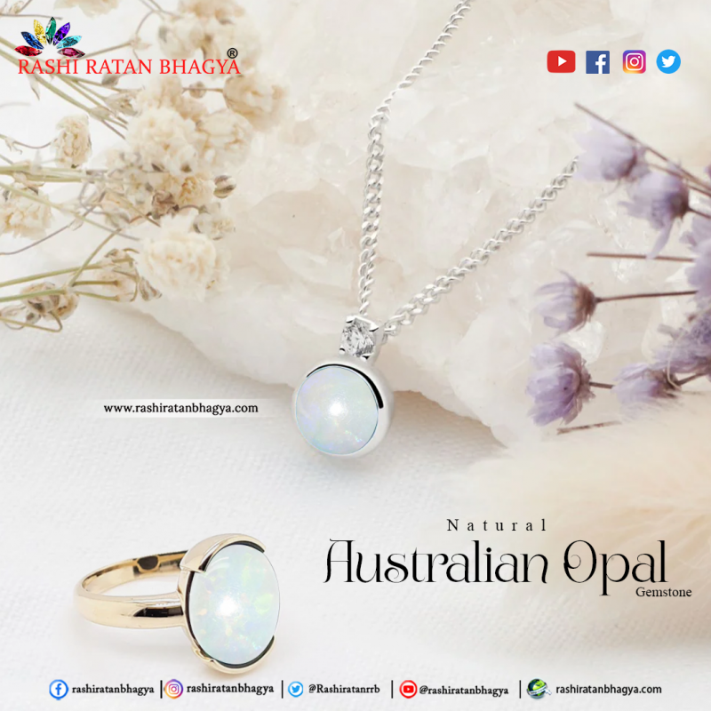 Buy Australian Opal Gemstone Online from Rashi Ratan Bhagya: 