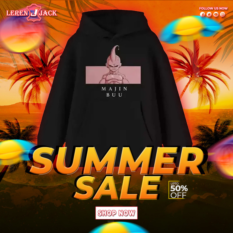 Dragon Ball Z Majin Buu Hoodie: 