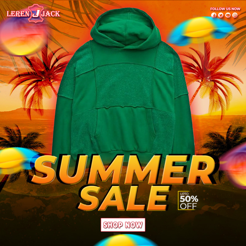 Aerie Sherpa Patchwork Green Hoodie: 