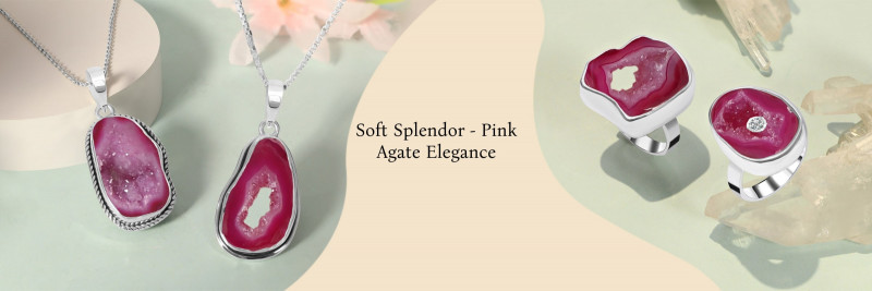 Pink Agate Elegance: Unveiling the Soft Splendor of Romance: 