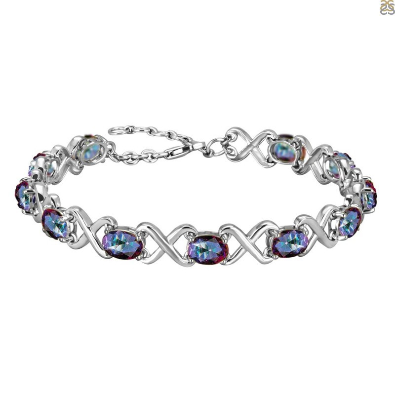 Mystic Topaz Bracelets: The Stone with Mesmerising Shimmer: 