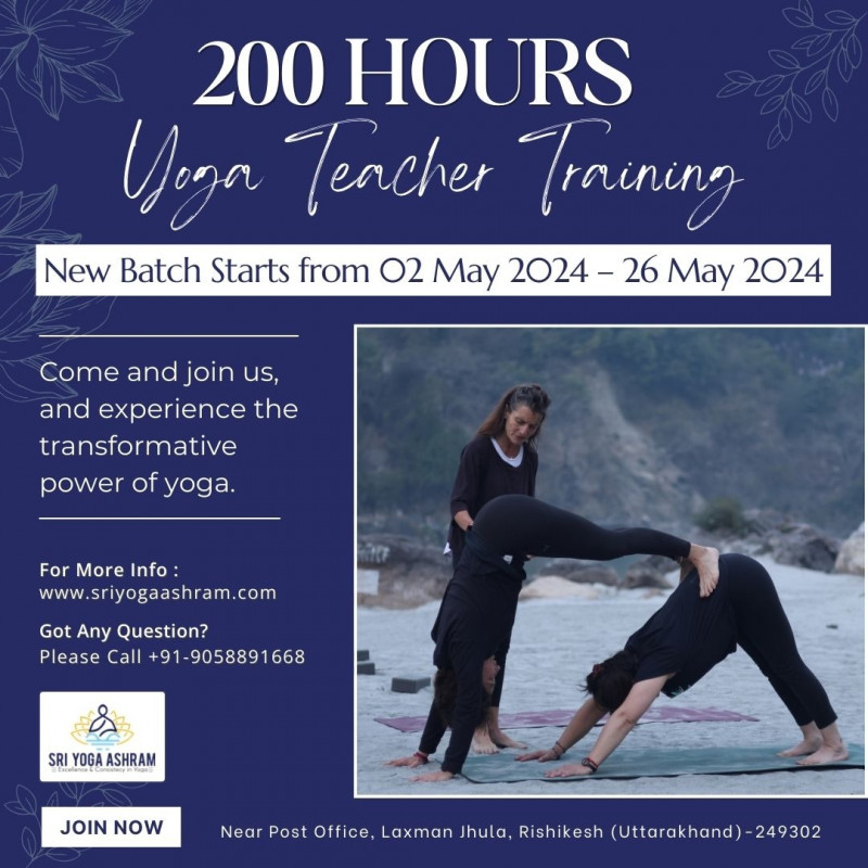 200-Hour Yoga Teacher Training Rishikesh, India | Sri Yoga Ashram: 