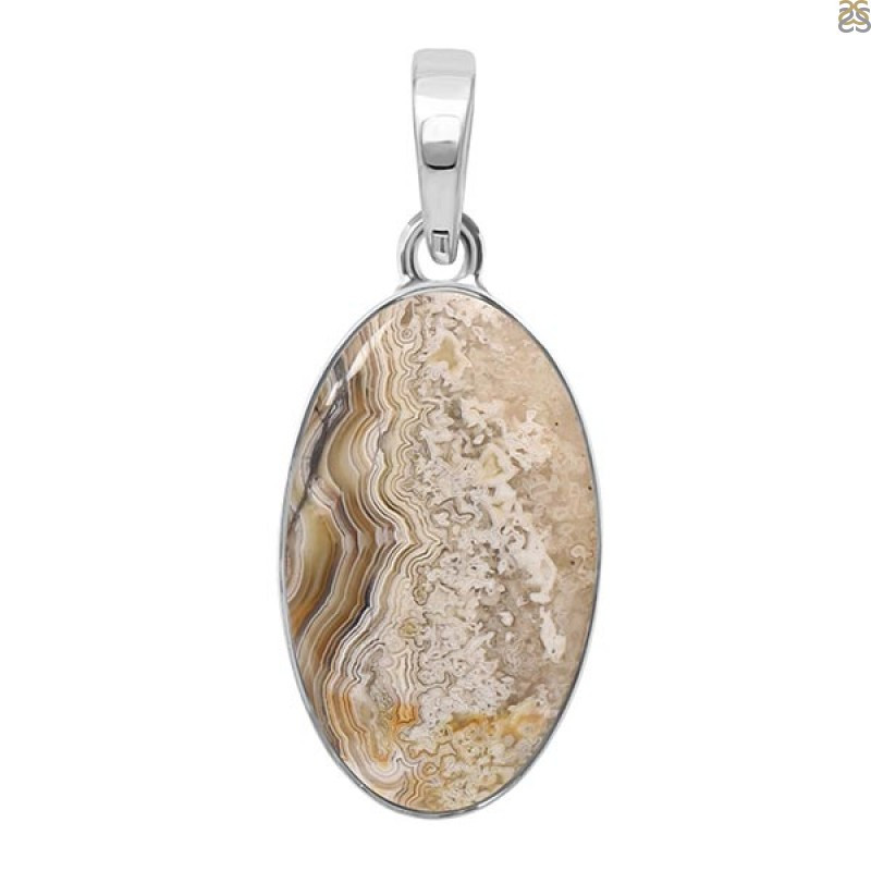 Crazy Lace Agate Pendants - A Stone With The Label of The Laughter Stone: 