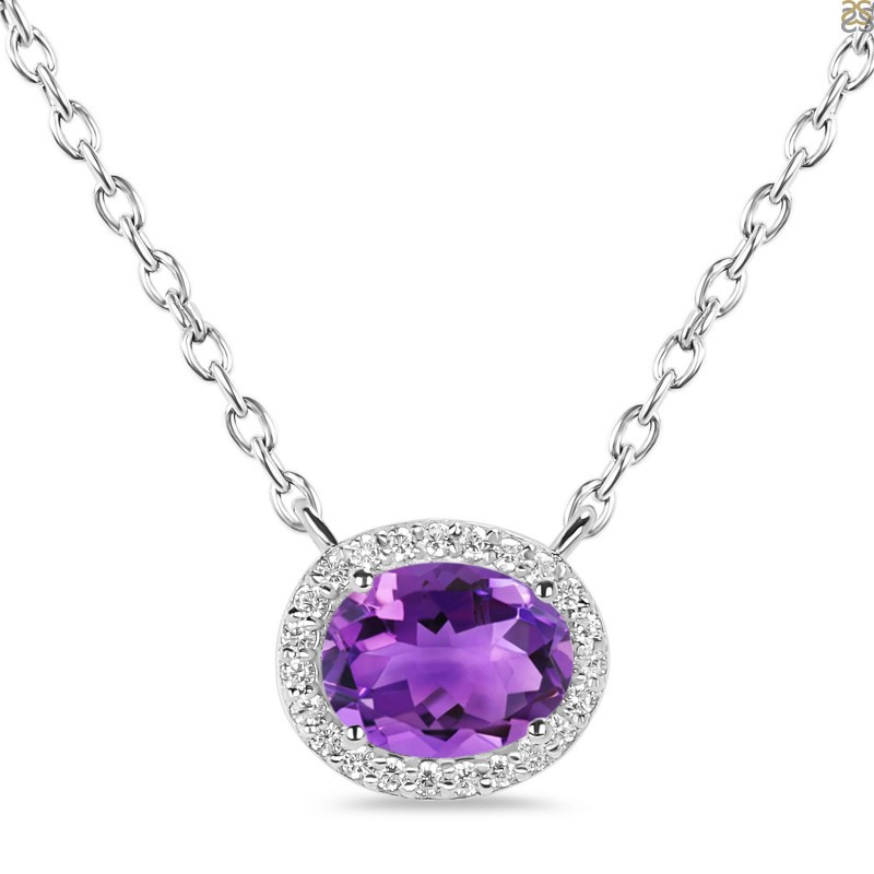 Amethyst Necklace - The Status of Royal Adornment: 