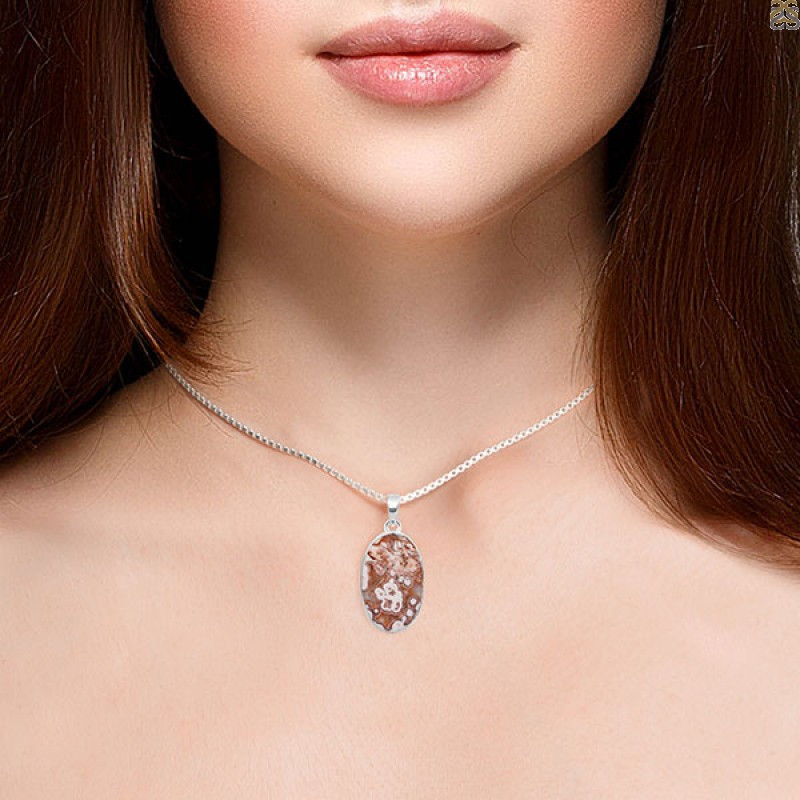 Congruity in Stone: Rosita Jasper Pendant: 