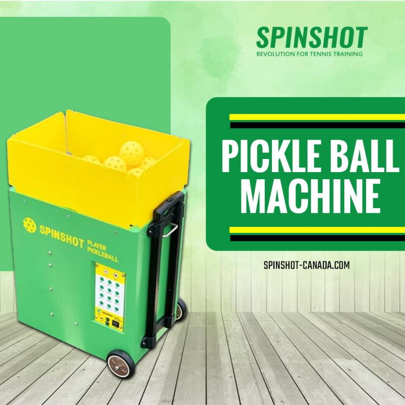 Looking For A Top Class and Durable Pickle Ball Machine?  Spinshot Canada Is Ready To Aid