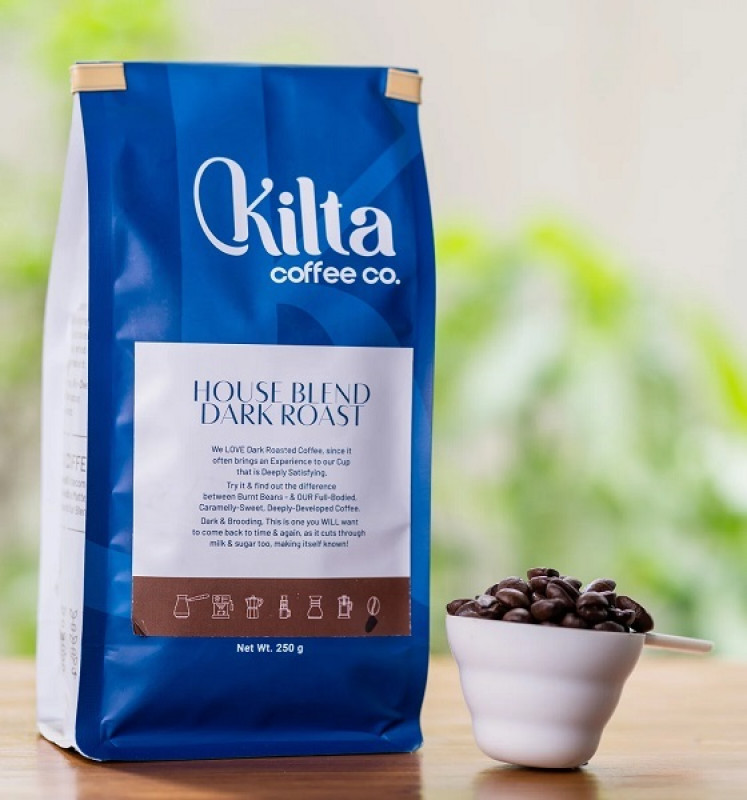 House Blend Dark Roast Coffee Beans: 