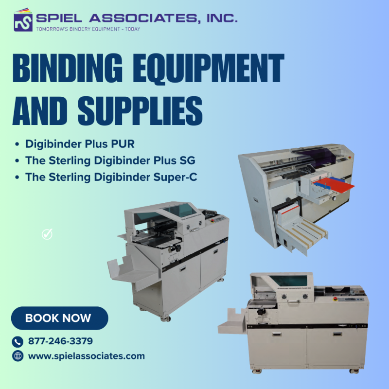 Cutting-Edge Binding Equipment and Supplies: 