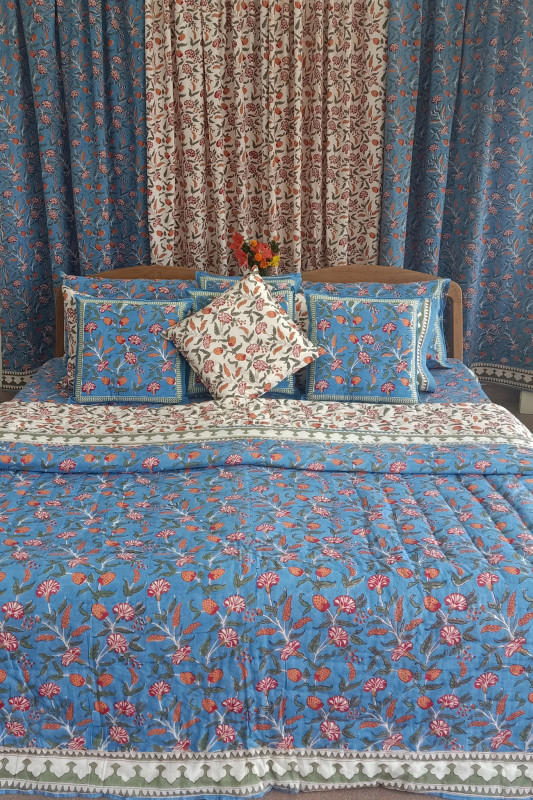 Reviving Tradition: Soma Block Prints Bring Artistry to Online Cotton Quilts: 