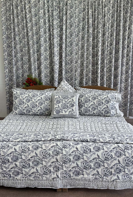Elevate Your Bedroom Décor: Discover the Artistry of Soma Block Prints' Quilts Online: 