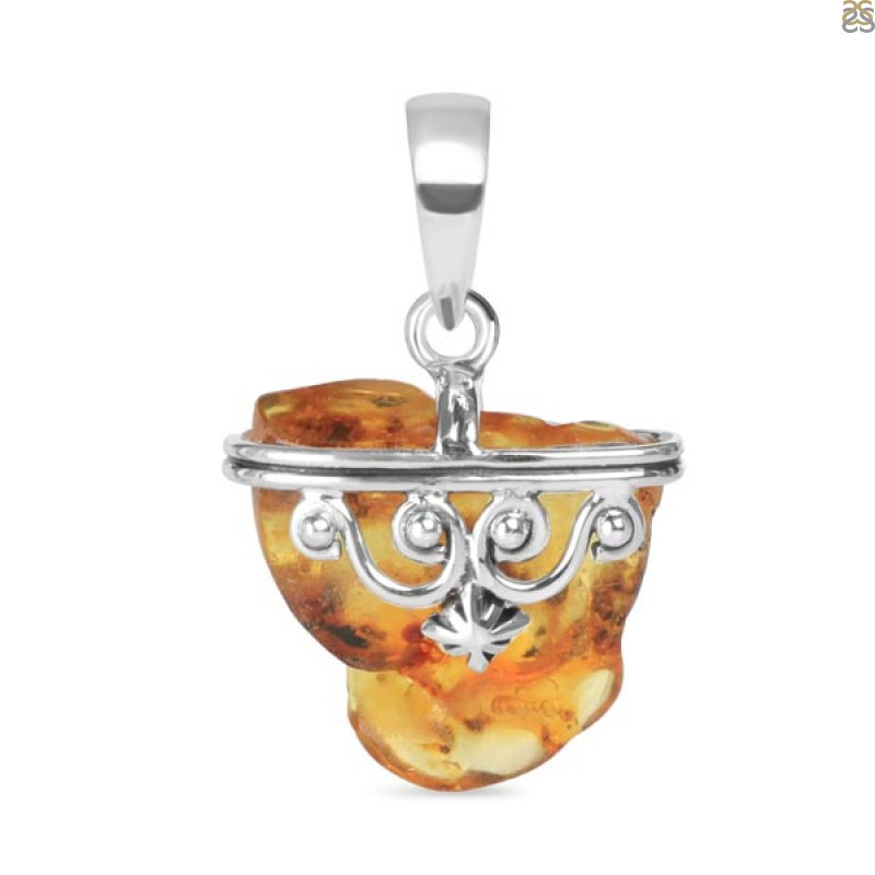 Amber Pendant - A Stone of Glimmering Beauty: 