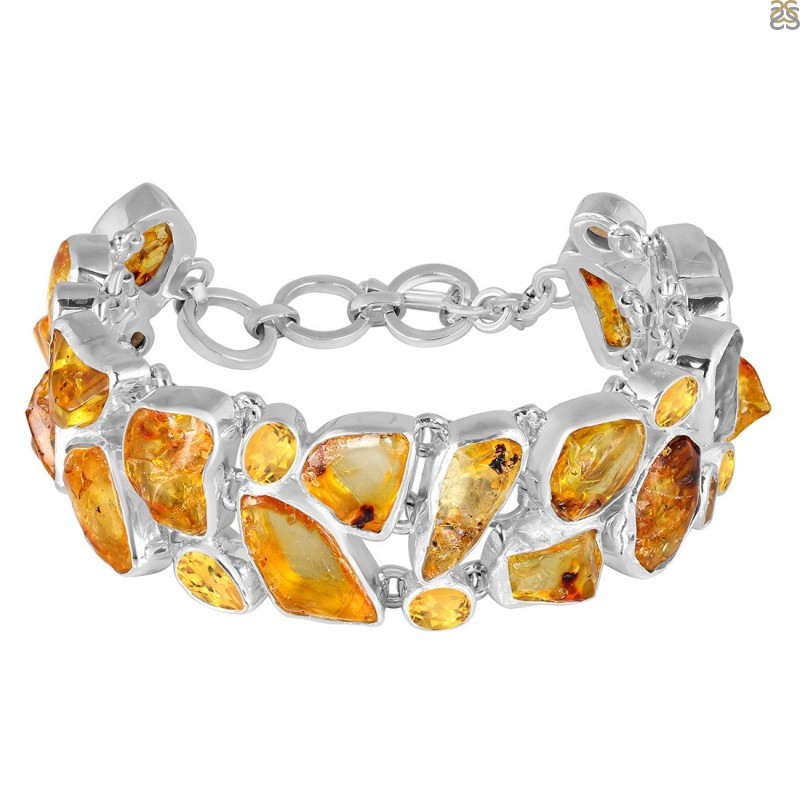 Amber Bracelets: The Fossilized Tree Resin: 