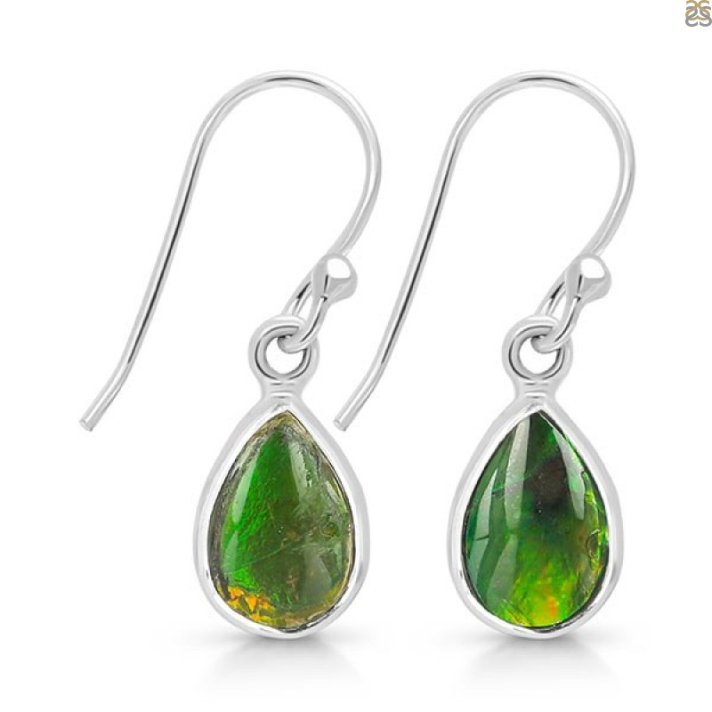 The Shimmery Colour Beauty of Ammolite Earrings: 