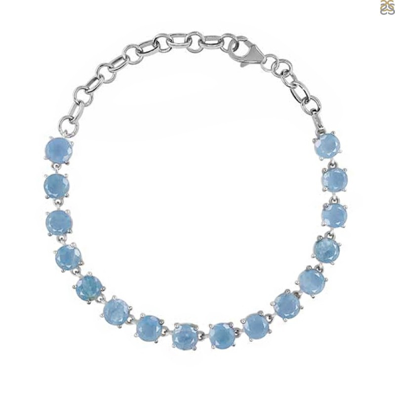 Aquamarine Bracelets: The Courage Stone: 