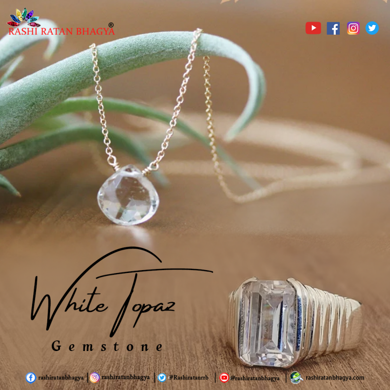 Buy Natural White Topaz Stone Online in India: 
