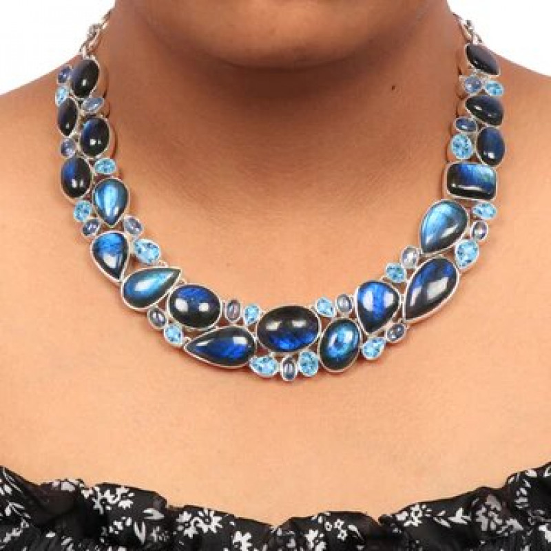 Mesmerizing Labradorite Necklaces: Unveil the Mystique of Nature: 