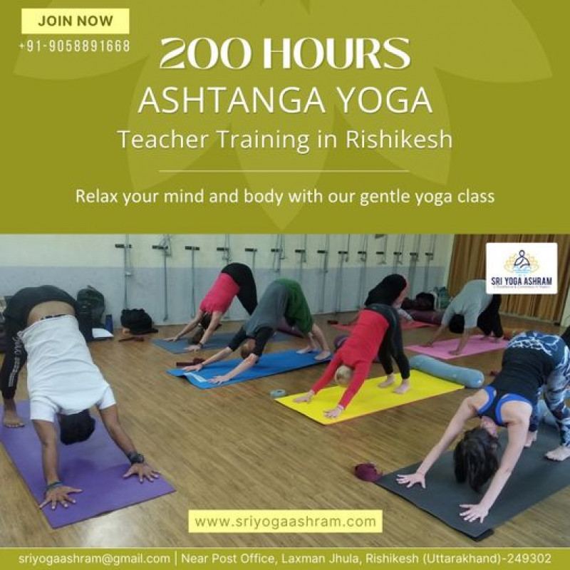 Certified 200 Hour Ashtanga Yoga Teacher Training Course in Rishikesh | Sri Yoga Ashram: 