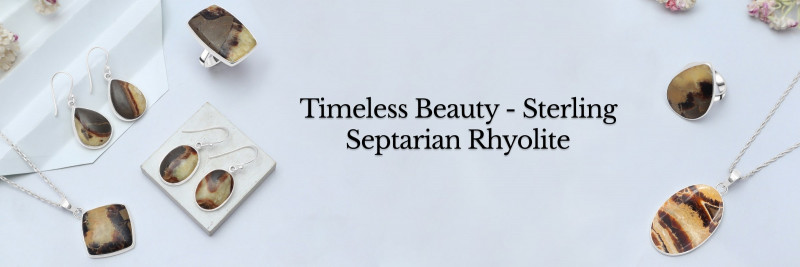 Timeless Beauty: Enduring Elegance in Sterling Septarian Rhyolite: 