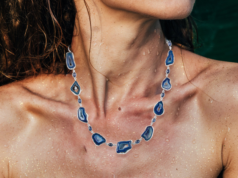 Check out our fantastic Blue Agate jewelry for women!