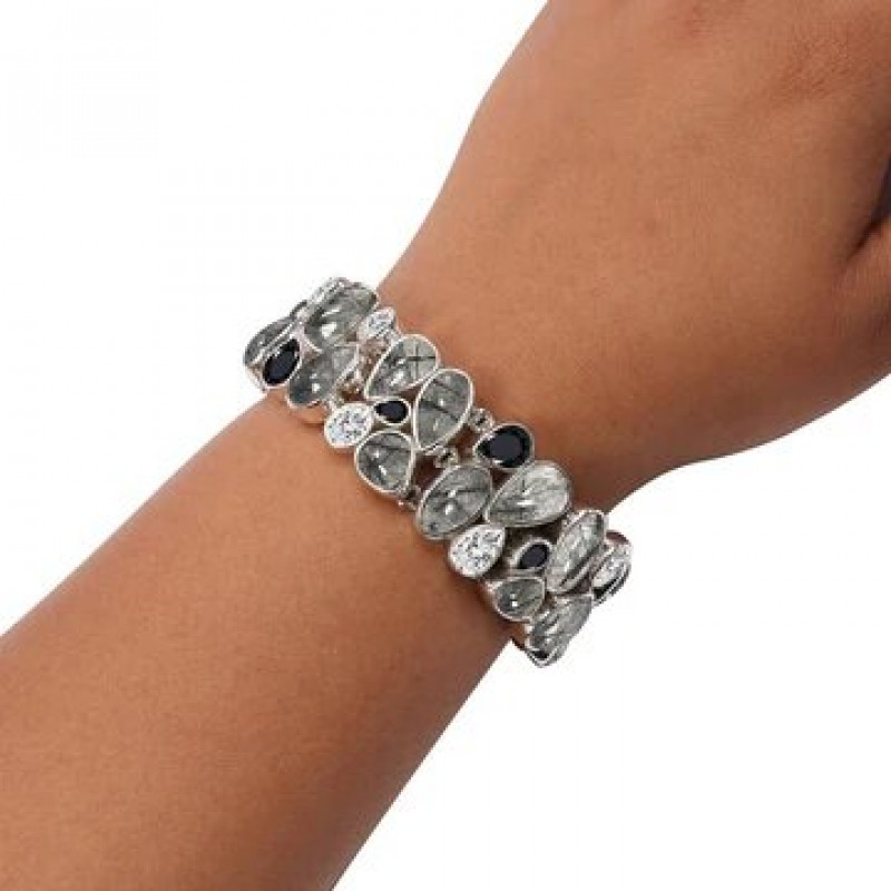 Strength and Resilience: Sagacia Black Rutile Jewelry: 