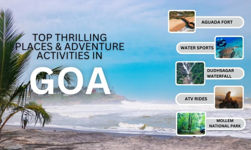 Top Thrilling Places & Adventure Activities in Goa: 
