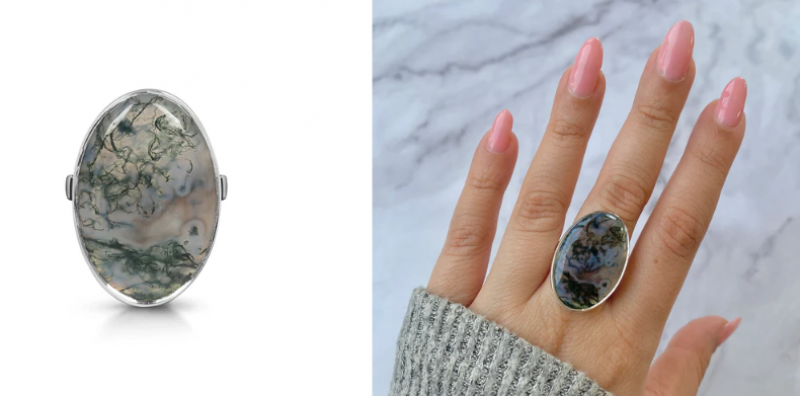 Natural Beauty of Moss Agate Jewelry: 