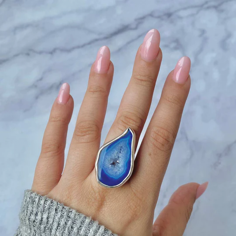 The Ultimate Guide to Caring for Your Blue Agate Ring Collection: 