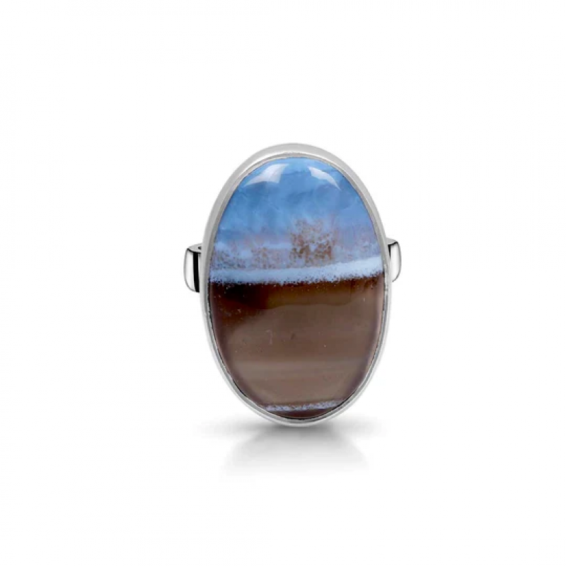Unveiling the Elegance of a Statement Blue Opal Ring: 