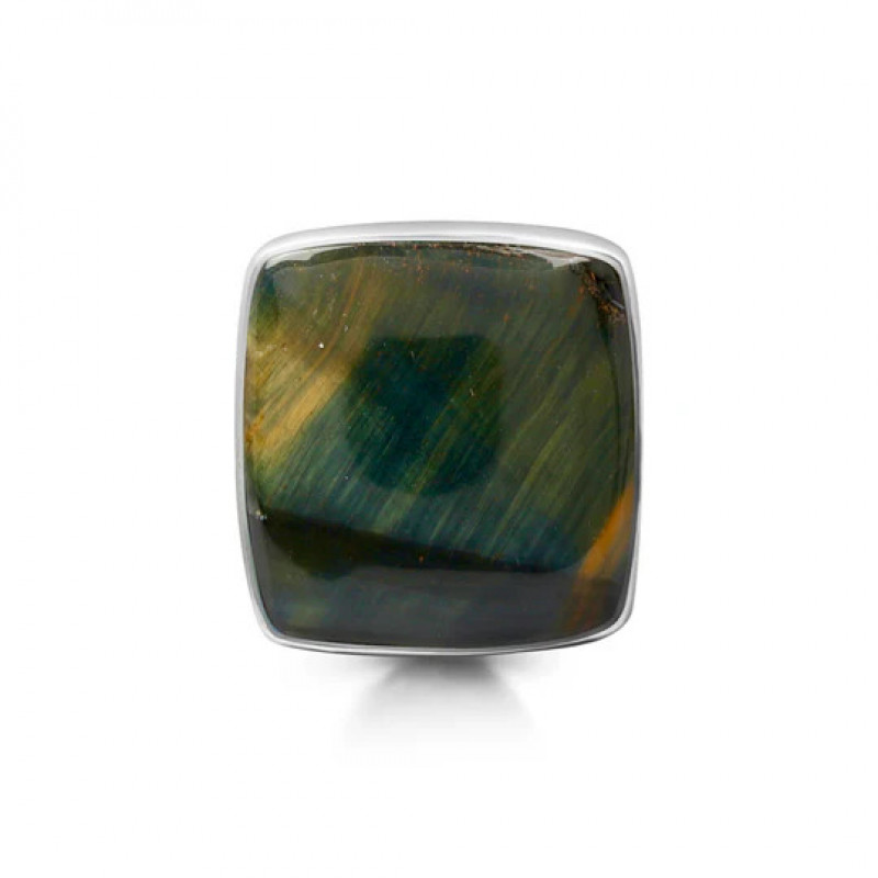 How To style Statement Blue Tiger Eye Ring: 