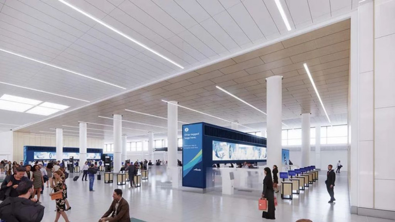 The Alaska Airlines Terminal at JFK is your gateway.: 