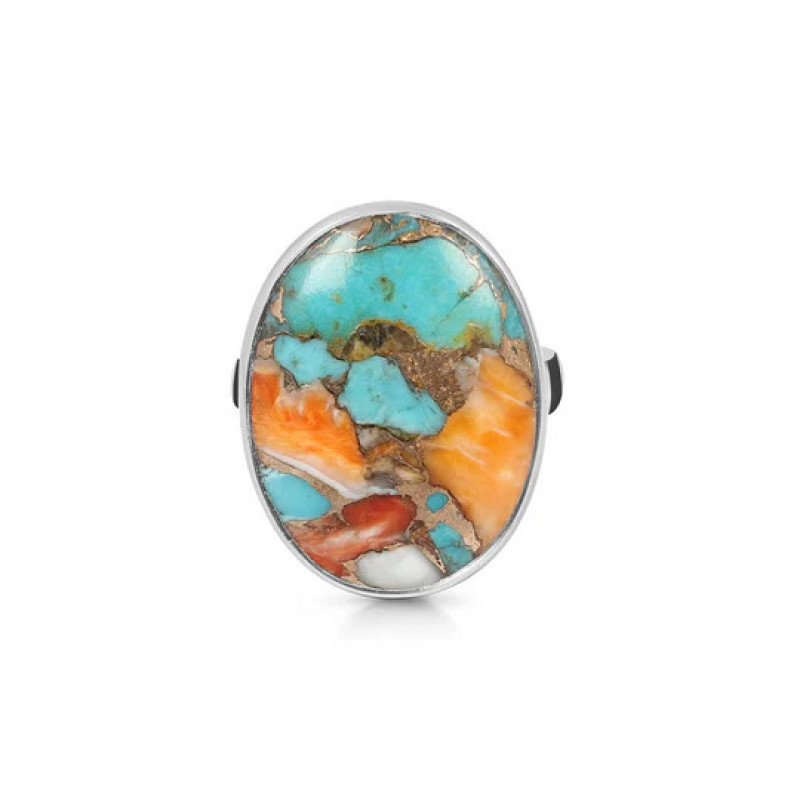 What are the different styles of Statement Copper Turquoise Rings?: 