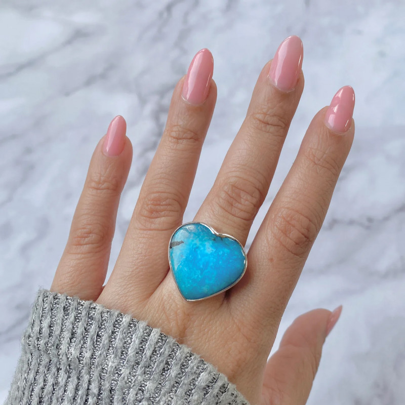 Buy Sterling Turquoise Rings at Sagaciya jewelry: 