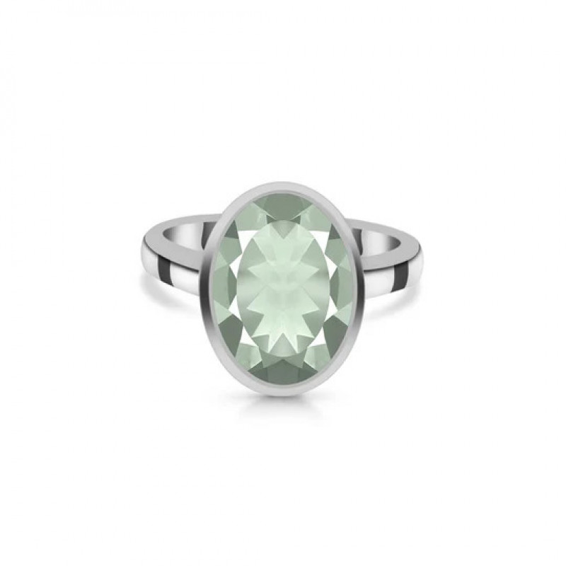 Unveiling the Elegance of a Dainty Green Amethyst Ring: 