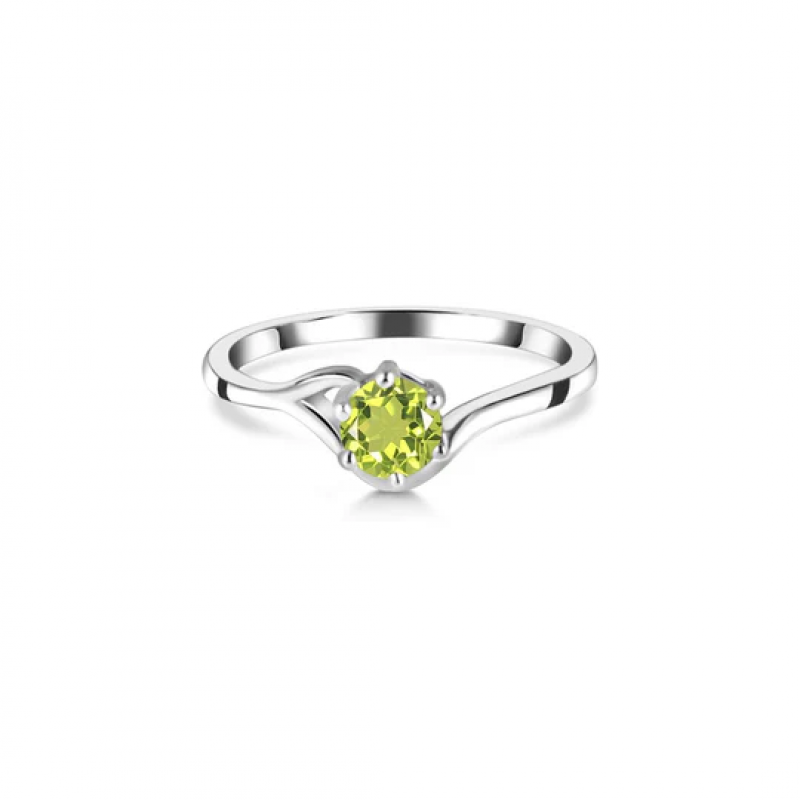 Emerald Whispers: The Timeless Charm of Dainty Peridot Rings: 