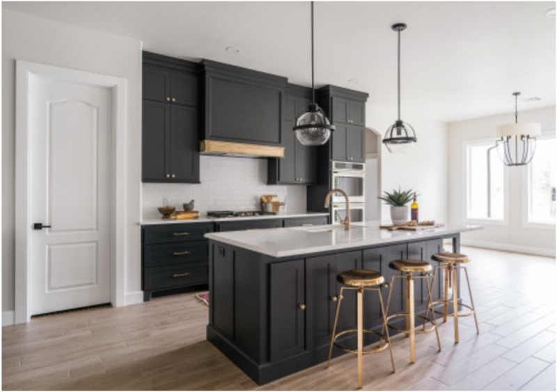 Many Tips to Style a Kitchen with Black Kitchen Cabinets: 
