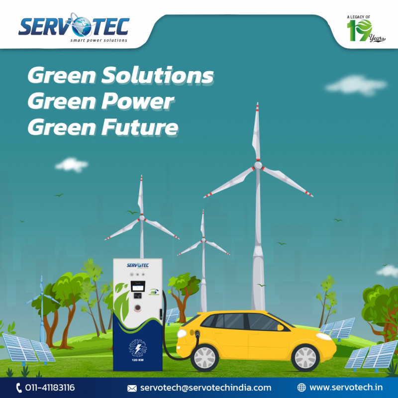 Go Green with Servotech EV Charger: 