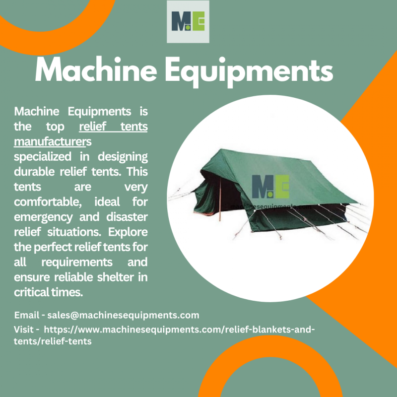 Relief Tents Manufacturers: 