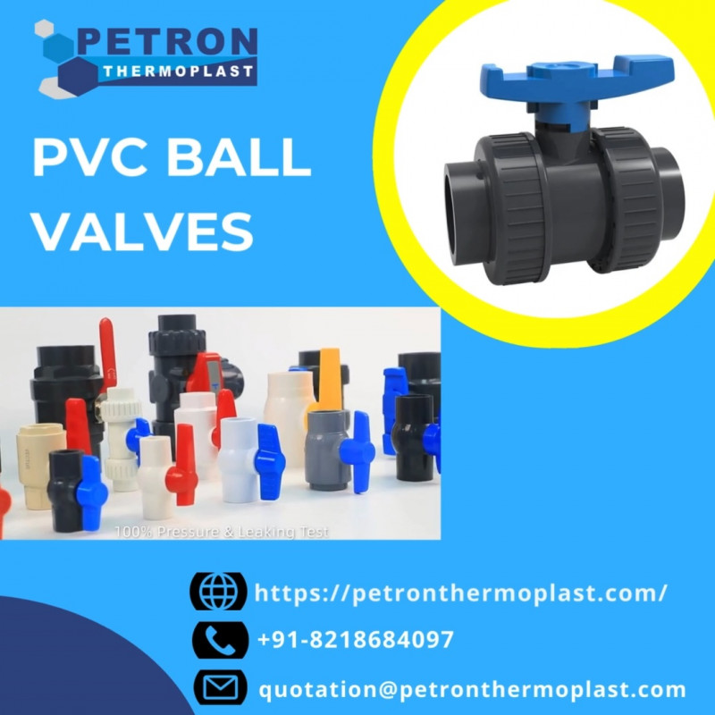 PVC Ball Valves - Efficient and Leak Free: 