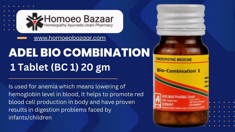 About ADEL Bio Combination 1 (Anaemia) | Homoeobazaar: 