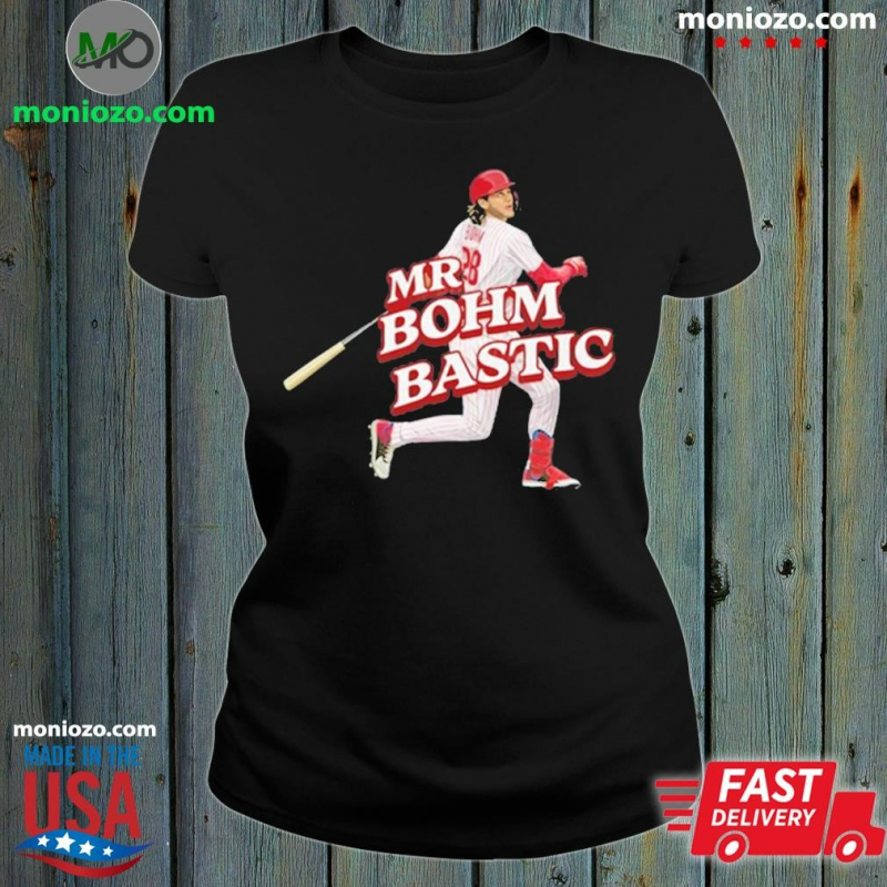 Garrett Stubbs Wearing Mr. Bohm-Bastic Shirt: 