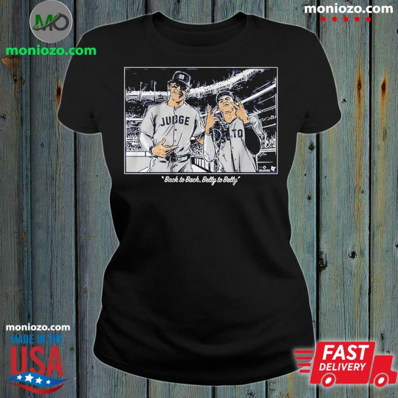 Official Aaron Judge and Juan Soto Back To Back Belly To Belly Shirt: 
