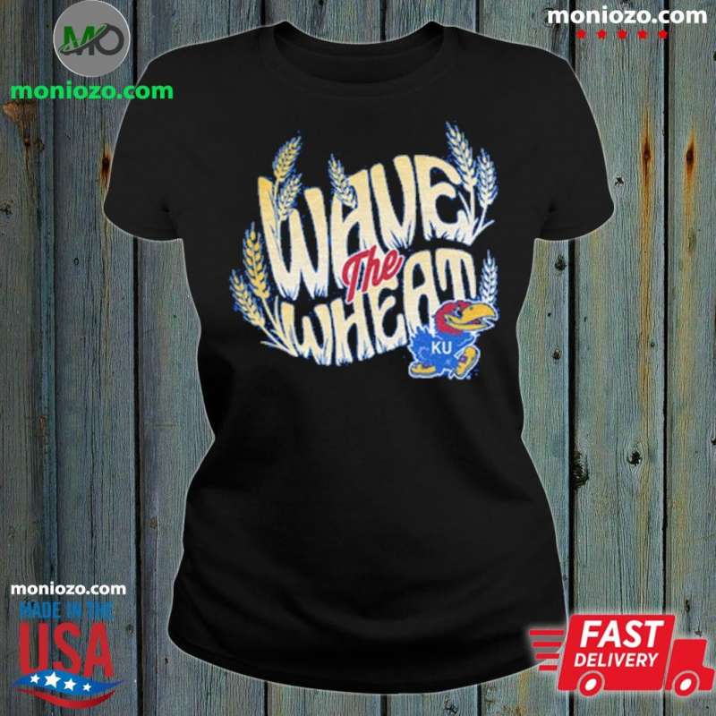 Design KU Wave the Wheat Shirt: 