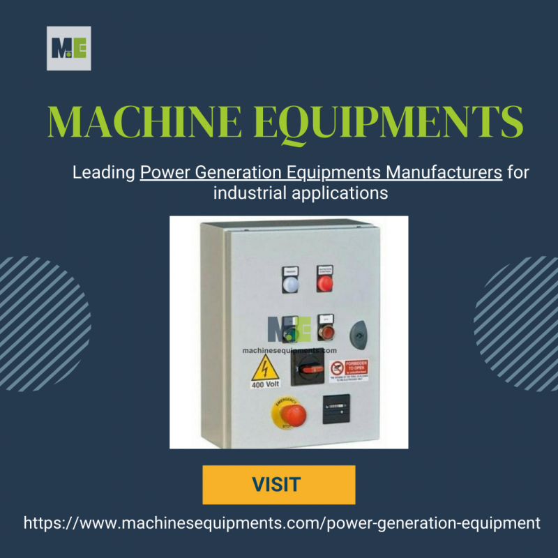 Power Generation Equipments Manufacturers: 