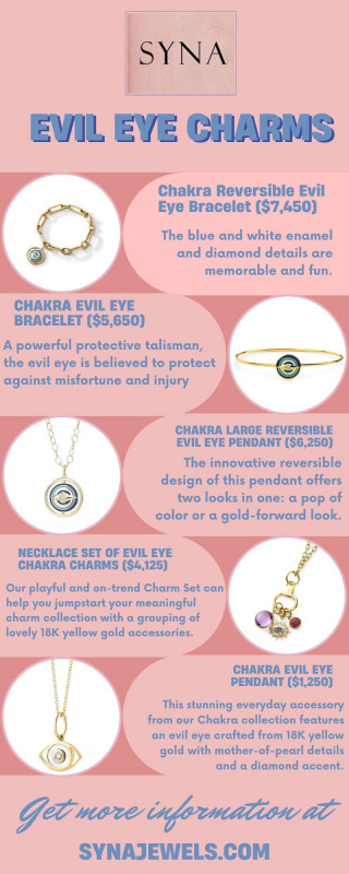 Evil eye charms: 