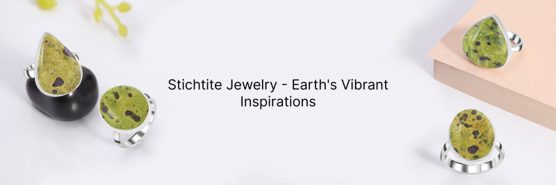 Elegant Stichtite Jewelry: Unique, Vibrant Designs: 