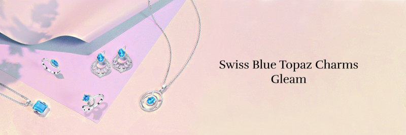 Captivating Cabochons: Smooth and Polished Swiss Blue Topaz Jewelry: 