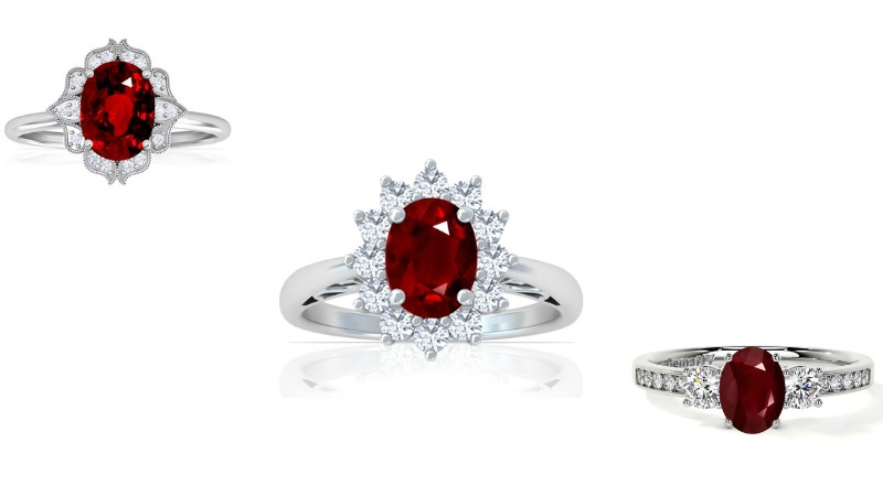 Different Types Of Exquisite Ruby Rings: 