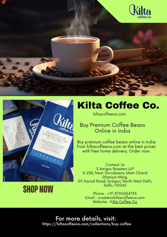 Buy Premium Coffee Beans Online in India: 