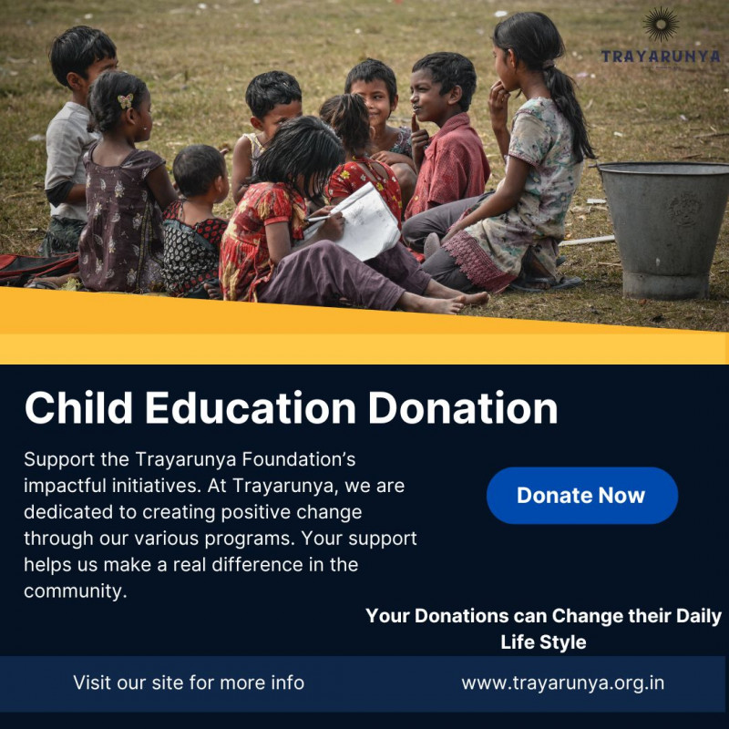 Trayarunya: Donate for Child Education—Make an Impact Today